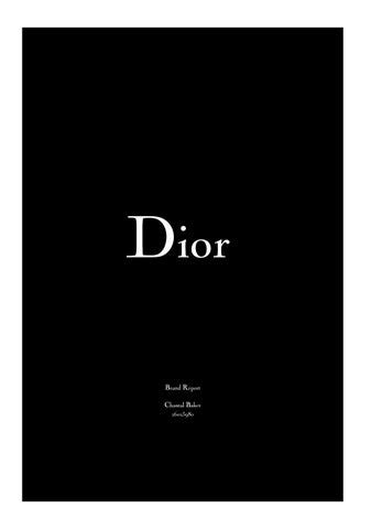 dior brand guidelines|dior by chantal baker.